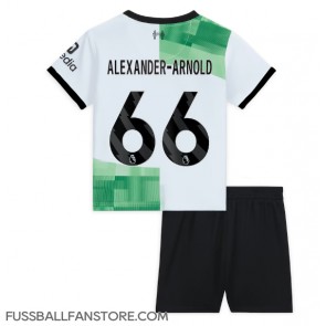 Liverpool Alexander-Arnold #66 Replik Auswärtstrikot Kinder 2023-24 Kurzarm (+ Kurze Hosen)